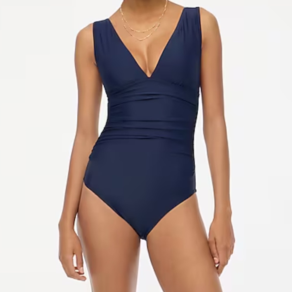 J Crew Ruched femme one-piece swimsuit